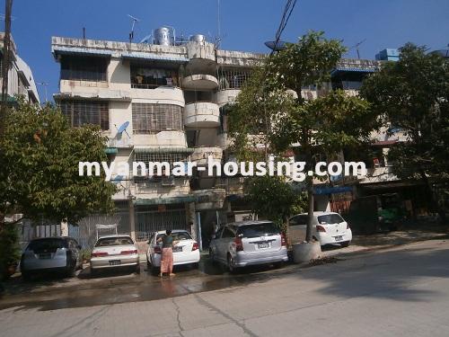 Myanmar real estate - for rent property - No.2839 - 2 Bed Rooms apartment for rent in Hlaing Township! - View of the building