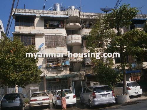 Myanmar real estate - for rent property - No.2839 - 2 Bed Rooms apartment for rent in Hlaing Township! - View of the building