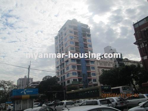 ミャンマー不動産 - 賃貸物件 - No.2868 - Spacious condo with reasonable price suitable for office! - View of the Building