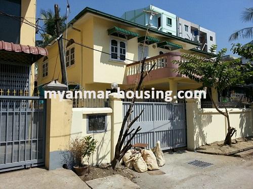 ミャンマー不動産 - 賃貸物件 - No.2880 - A landed house for rent near Parami Sein Gay Har Surper Market. - 