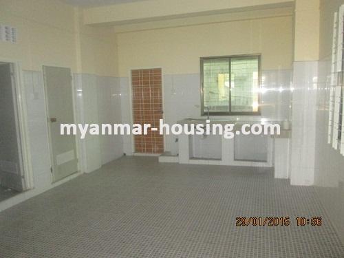 Myanmar real estate - for rent property - No.2902 - Ground Floor for rent in very Good and Famous Area like Sanchaung! - View of the kitchen