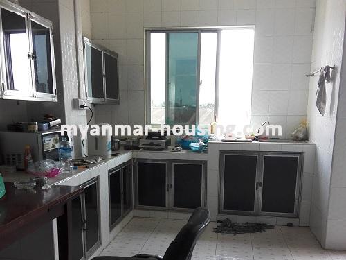 ミャンマー不動産 - 賃貸物件 - No.2929 - Decorated Room Located near Dagon Center Shopping Center- Pyay Road! - View of the kitchen room.