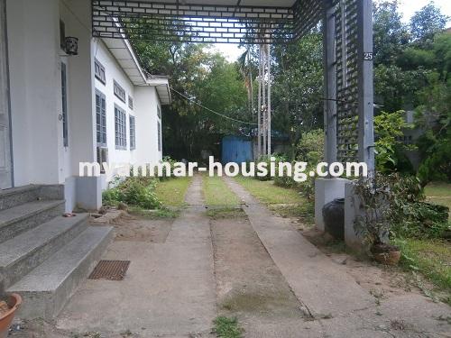 ミャンマー不動産 - 賃貸物件 - No.2935 - One Storey House for Rent located in Bahan Township! - 