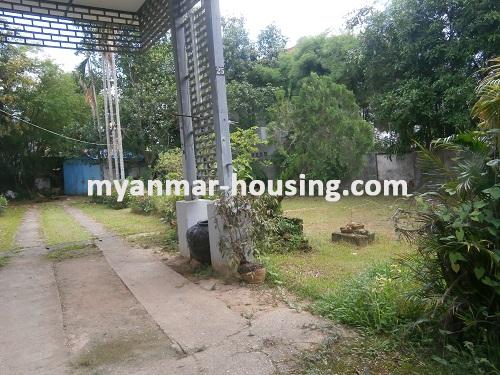 ミャンマー不動産 - 賃貸物件 - No.2935 - One Storey House for Rent located in Bahan Township! - 