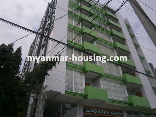 ミャンマー不動産 - 賃貸物件 - No.2954 - Room for Rent located in Brand New Condo- Walking Distance to Inya Lake! - View of the building