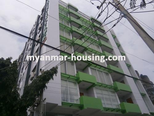 ミャンマー不動産 - 賃貸物件 - No.2954 - Room for Rent located in Brand New Condo- Walking Distance to Inya Lake! - View of the building