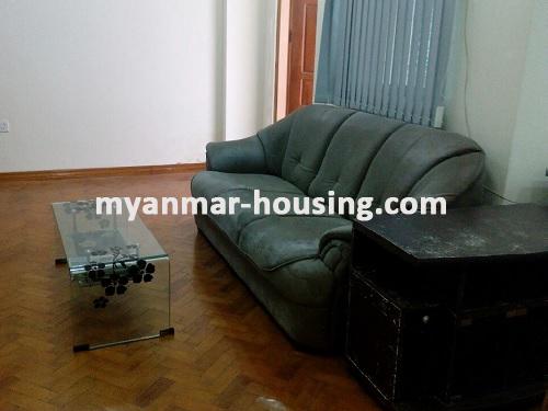 Myanmar real estate - for rent property - No.3051 - An available office for rent in Downtown! - View of the living room.