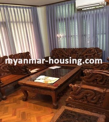 Myanmar real estate - for rent property - No.3144 - A nice house for rent near Kabaraye Pagoda Road,  - 