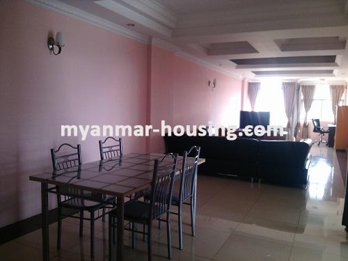 Myanmar real estate - for rent property - No.3146 - Service room for rent at Thazin Condominium! - 