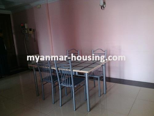 Myanmar real estate - for rent property - No.3146 - Service room for rent at Thazin Condominium! - 