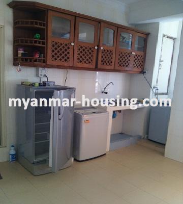 Myanmar real estate - for rent property - No.3146 - Service room for rent at Thazin Condominium! - 