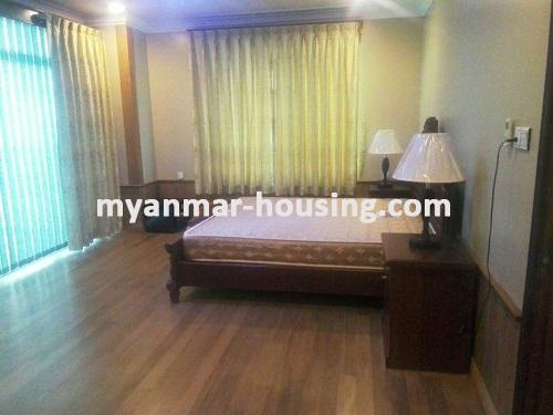 ミャンマー不動産 - 賃貸物件 - No.3228 -  Good Condominium for rent in Mayangone Township. - View of bed room