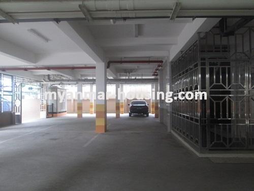 Myanmar real estate - for rent property - No.3230 - Good Condominium for rent in Thayet Taw Condo - View of Car parking