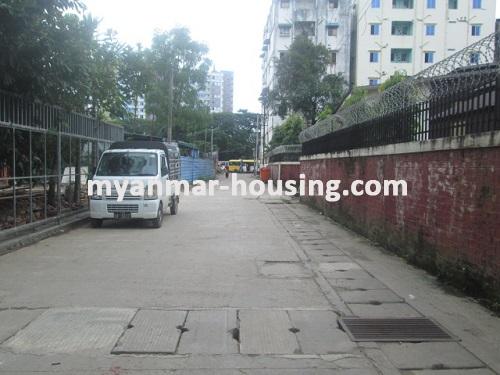 Myanmar real estate - for rent property - No.3230 - Good Condominium for rent in Thayet Taw Condo - View of the road