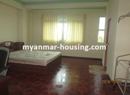 ミャンマー不動産 - 賃貸物件 - No.3245 - Condominium for rent in Moe Sandar Condo at Kamaryut Township. - View of the Bed room