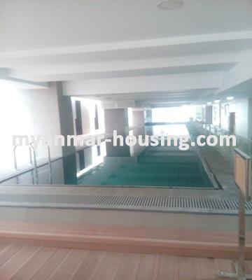 Myanmar real estate - for rent property - No.3252 - Condominium for rent in Dagon Township. - View of Exist