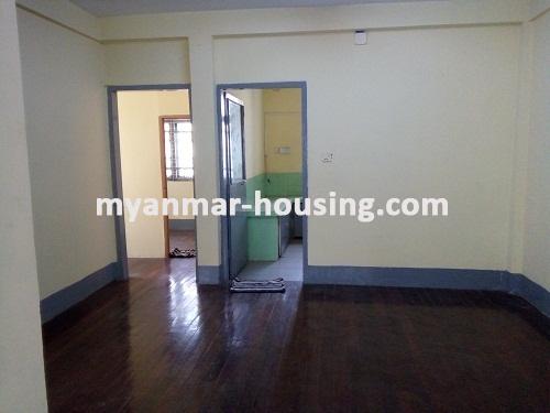 Myanmar real estate - for rent property - No.3255 - An apartment for rent in Bahosi Housing at Lanmadaw Township. - View of living room