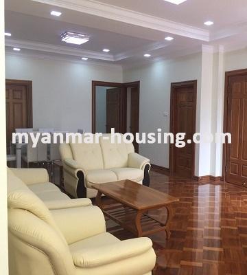 Myanmar real estate - for rent property - No.3275 - A Three Storey Landed House for rent in Mayangone Township. - View of the Living room