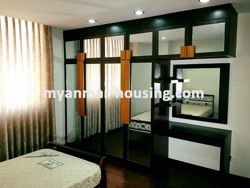 Myanmar real estate - for rent property - No.3276 - Excellent Condominium for rent in Classic Street Condo. - View of the Bed room