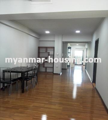 Myanmar real estate - for rent property - No.3288 - Good Condominium for rent in Mayangone Township. - View of the Dining room