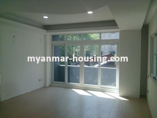 Myanmar real estate - for rent property - No.3289 - A newly built Condo room for rent in ZeyaThiri Condominium.   - View of the Bed room