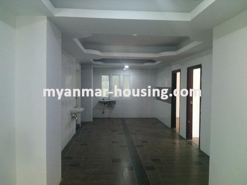 Myanmar real estate - for rent property - No.3289 - A newly built Condo room for rent in ZeyaThiri Condominium.   - View of the Dining room