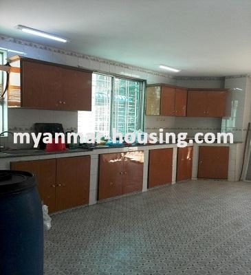 ミャンマー不動産 - 賃貸物件 - No.3295 - Condominium for rent in Dagon Township. - View of the Kitchen room