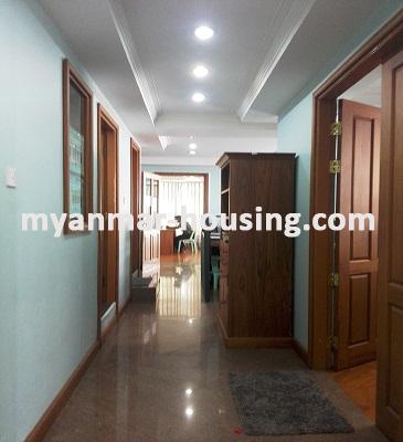 Myanmar real estate - for rent property - No.3302 - An office room for rent in Cherry Condo. - View of the room