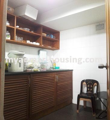 Myanmar real estate - for rent property - No.3302 - An office room for rent in Cherry Condo. - View of Kitchen room