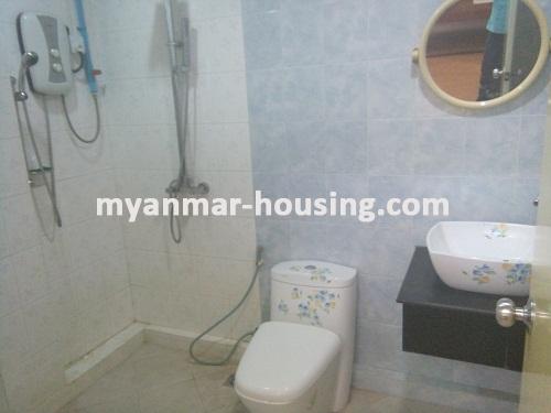 Myanmar real estate - for rent property - No.3311 - Two Storey Landed House for rent in Malikha Garden Housing is available now! - View of Toilet and Bathroom