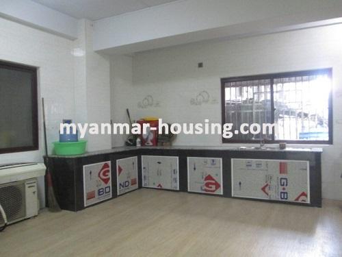 Myanmar real estate - for rent property - No.3325 -  The best decorated room for rent in Mahuya Condo. - View of the Kitchen room