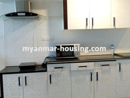 Myanmar real estate - for rent property - No.3333 - The best decorated room for rent in Orchid Condo. - View of Kitchen room