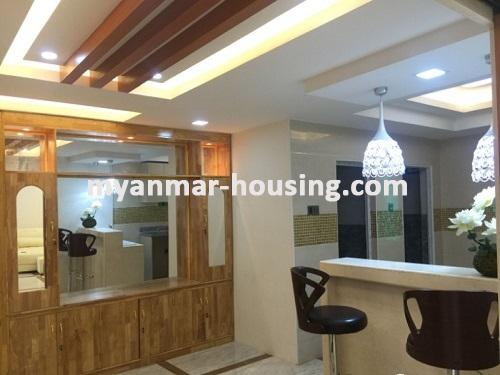 Myanmar real estate - for rent property - No.3342 - A good Condominium for rent in Mahar Nawarat Condo. - View of the inside room