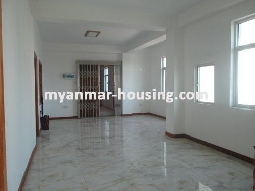 Myanmar real estate - for rent property - No.3350 - Well decorated room for rent in SCG Condo. - View of the Living room