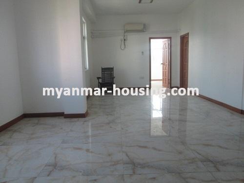 Myanmar real estate - for rent property - No.3350 - Well decorated room for rent in SCG Condo. - View of the living room