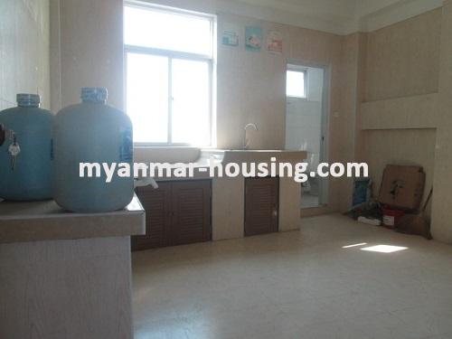 Myanmar real estate - for rent property - No.3350 - Well decorated room for rent in SCG Condo. - View of the Kitchen room