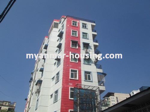 Myanmar real estate - for rent property - No.3350 - Well decorated room for rent in SCG Condo. - View of the Building