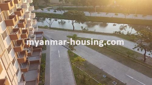 Myanmar real estate - for rent property - No.3355 -  Excellent condo room for rent in Star City.  - View of the compound