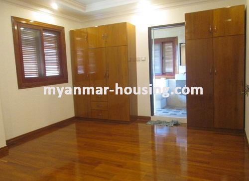 Myanmar real estate - for rent property - No.3356 - Well decorated room for rent in Ahlone Township. - View of the Bed room