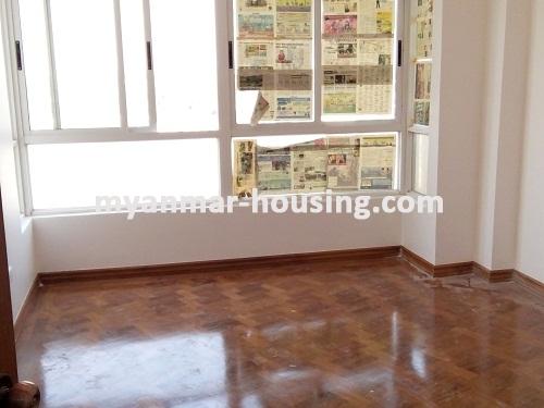 Myanmar real estate - for rent property - No.3365 - A Condo room for rent in Ahlone Township. - View of the Bed room