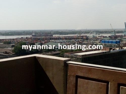 Myanmar real estate - for rent property - No.3365 - A Condo room for rent in Ahlone Township. - View of the Toilet and Bathroom