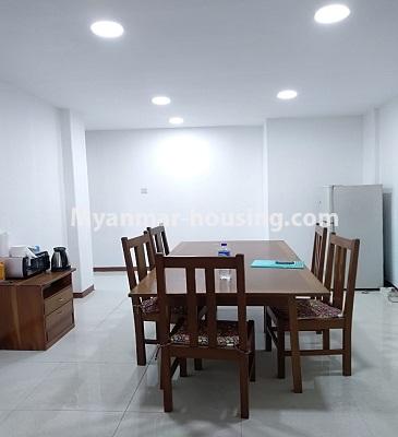 ミャンマー不動産 - 賃貸物件 - No.3367 - Well decorated room for rent in Inyaa View Condo. - View of Dinning room