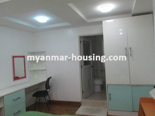 ミャンマー不動産 - 賃貸物件 - No.3374 - A Condo room for rent in Pyong Pyong Condo. - View of the Kitchen room