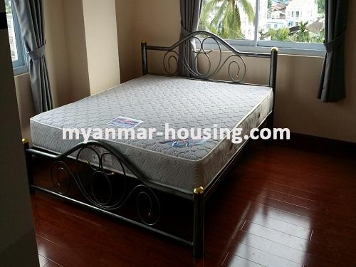 Myanmar real estate - for rent property - No.3392 - Nice Condo room for rent in Titsa Yeik Thar Condo. - View of the Bed room