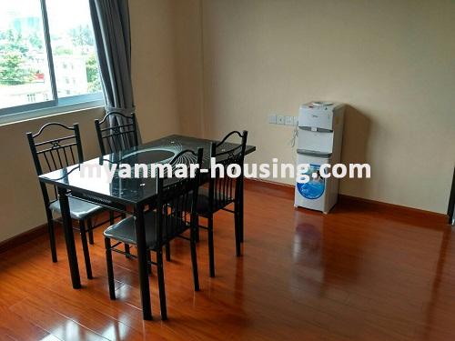 Myanmar real estate - for rent property - No.3392 - Nice Condo room for rent in Titsa Yeik Thar Condo. - View of the Dinning room