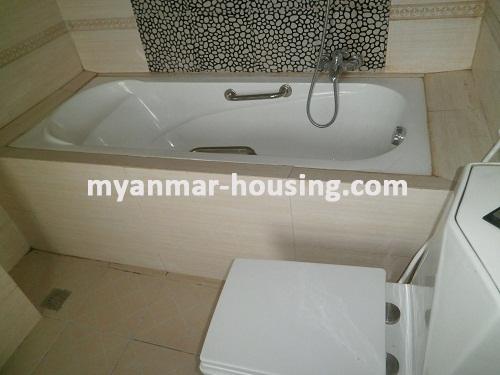 Myanmar real estate - for rent property - No.3392 - Nice Condo room for rent in Titsa Yeik Thar Condo. - View of the Bathroom