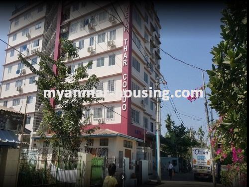 Myanmar real estate - for rent property - No.3392 - Nice Condo room for rent in Titsa Yeik Thar Condo. - View of the building