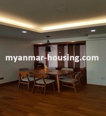 Myanmar real estate - for rent property - No.3404 - Luxurus Condo room for rent in Star City Condo. - View of Dining room