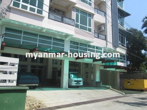 Myanmar real estate - for rent property - No.3425 - Condominium for rent in 9 Mile at Mayangone Township. - View of the building