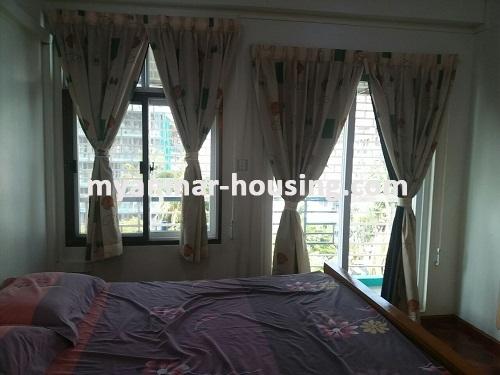 Myanmar real estate - for rent property - No.3448 - Complete furnished room for rent in Mya Yeik Condo. - View of the Bed room